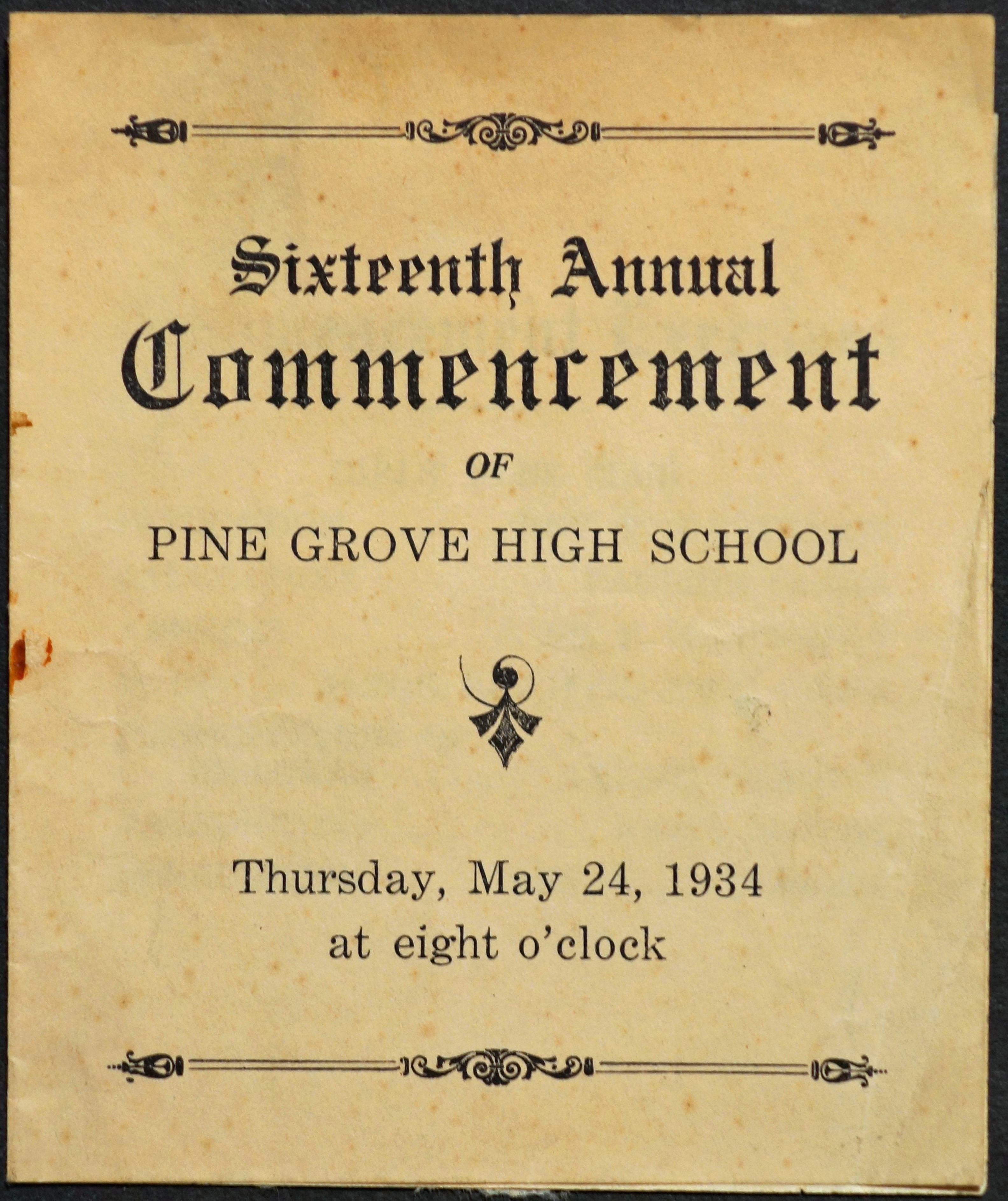 HazelMSmithCommencment1934