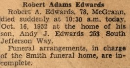 RobertAdamEdwardsDeathNotice